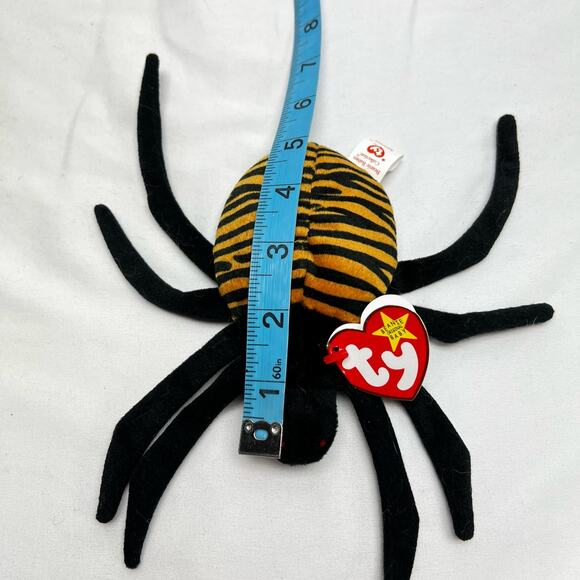 Ty Original Beanie Baby Spinner The Spider Retired 1996 RARE Multiple Errors - Picture 11 of 12
